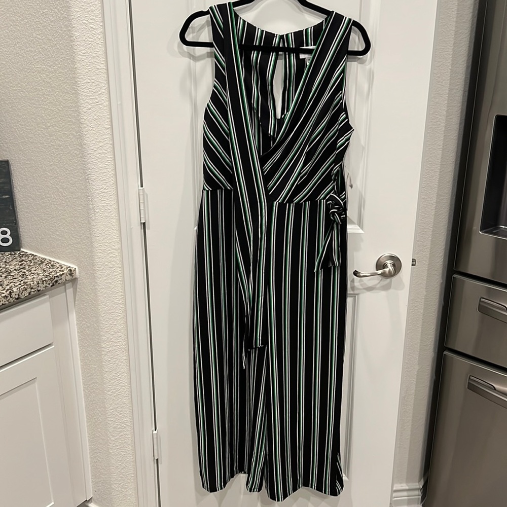 NEW! Premier Amour Stripped Jumpsuit
